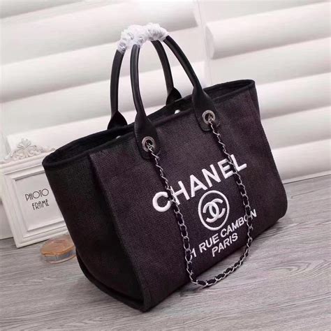 fake chanel beach tote|false chanel bag.